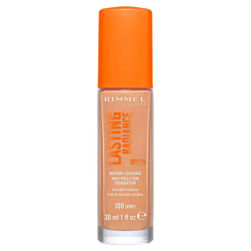 Rimmel London Lasting Radiance Foundation 100 Ivory 30ml