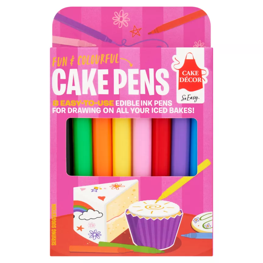 Cake Decor Cake Pens 8 Colours