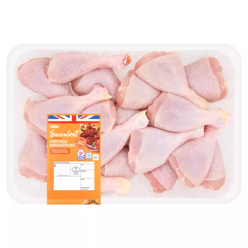 ASDA Succulent Chicken Drumsticks 2.000kg