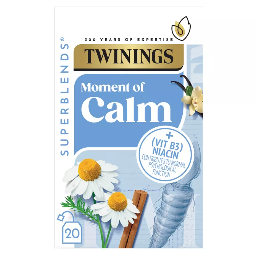 Twinings Superblends Moment of Calm Spiced Camomile & Vanilla 20 Tea Bags 30g