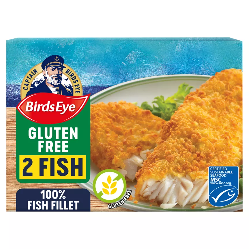 Birds Eye 2 Gluten Free Fillets 250g