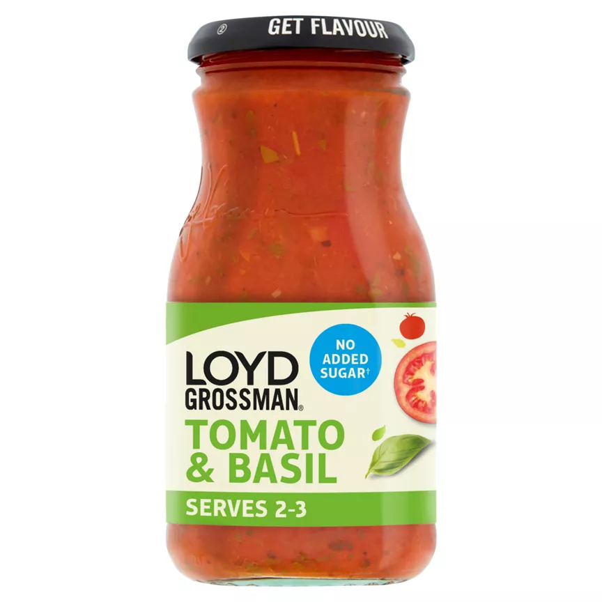 Loyd Grossman No Added Sugar Tomato & Basil