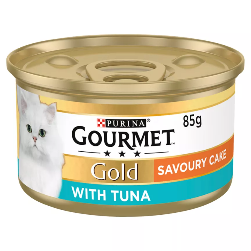 Gourmet Gold Cat Food Savoury Cake with Tuna 85g