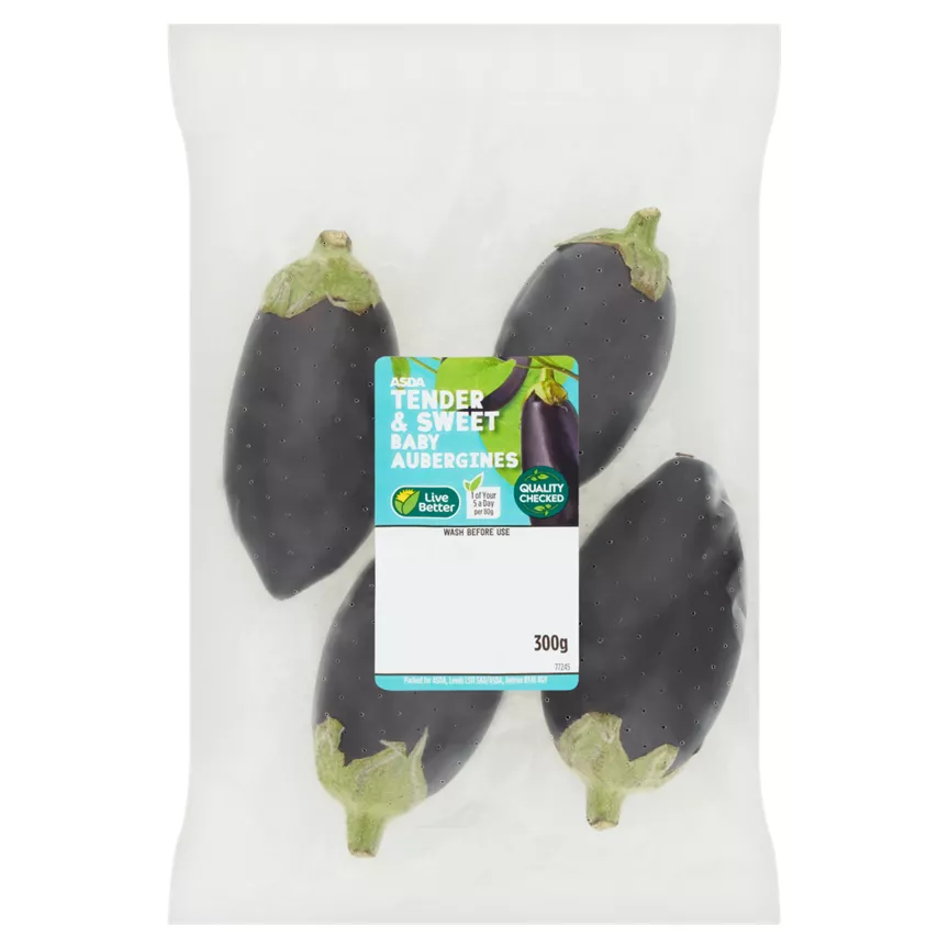 ASDA Tender & Sweet Baby Aubergines