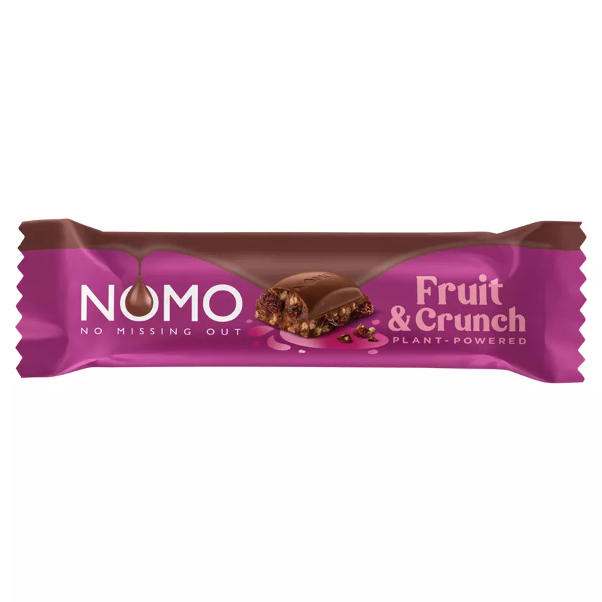 NOMO Fruit & Crunch Choc Bar