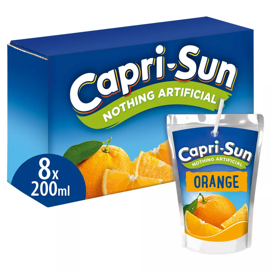 Capri-Sun Orange 8 x 200ml - Image 1