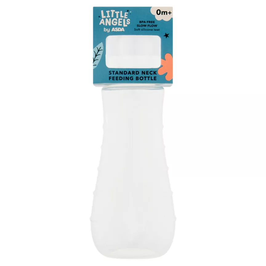 LITTLE ANGELS by ASDA Standard Neck Feeding Bottle 0+ Months
