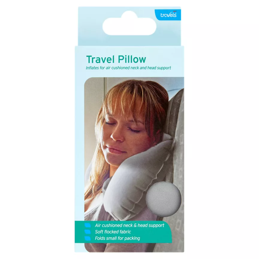 Travels Travel Pillow