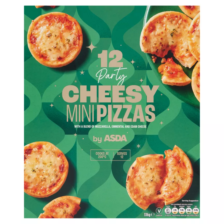 ASDA 12 Cheesy Mini Pizzas