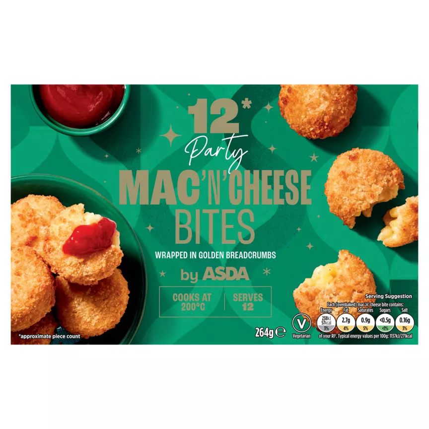 ASDA 12 Mac 'n' Cheese Bites