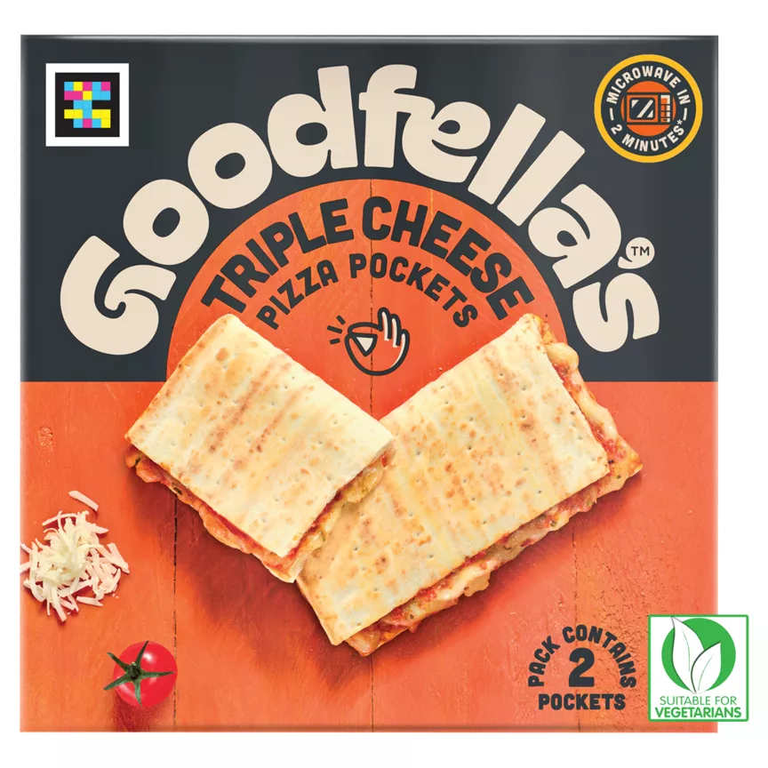 Goodfella's 2 Triple Cheese Pizza Pockets