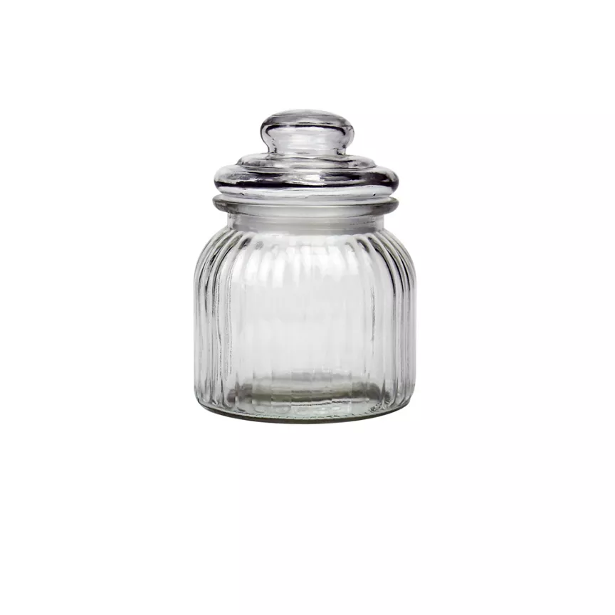 George Home Glass Worktop Storage Jar