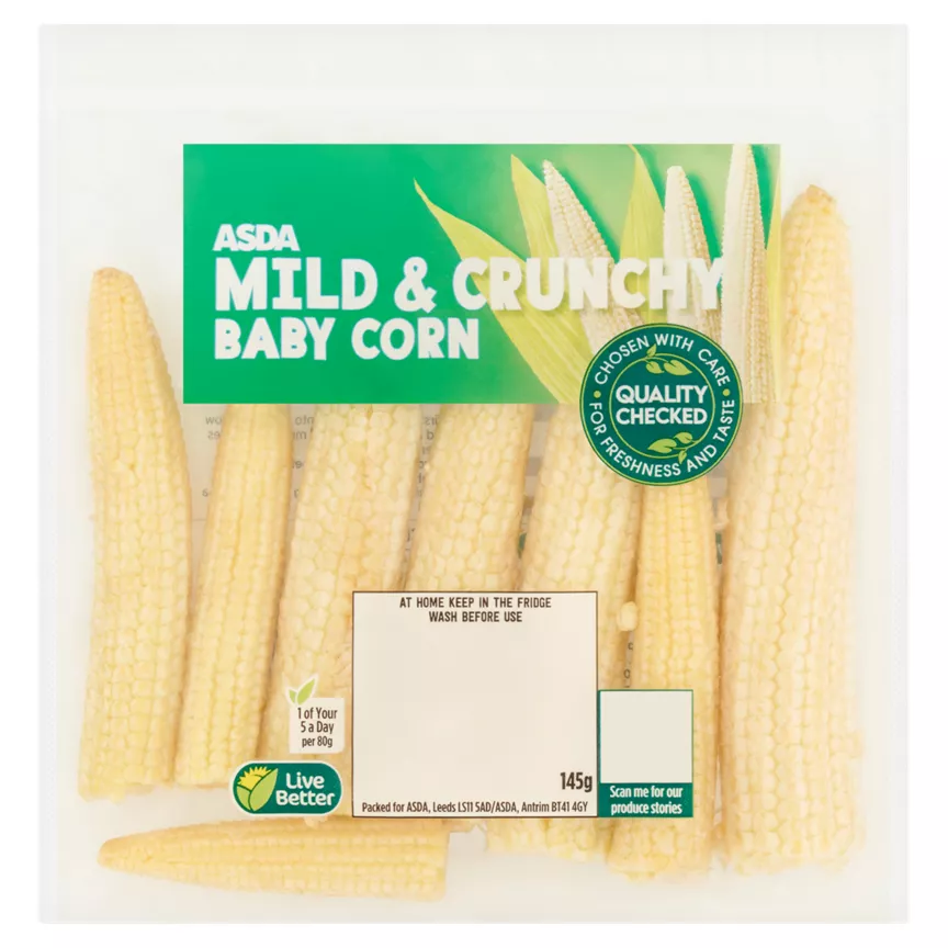 ASDA Mild & Crunchy Baby Corn