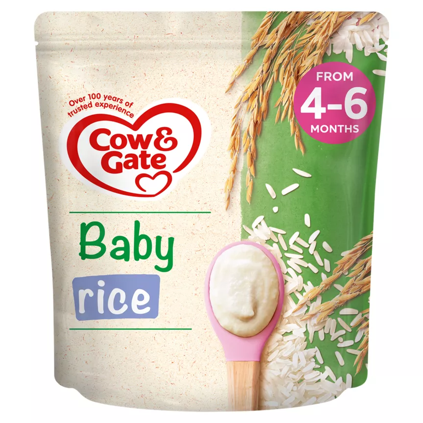 Cow & Gate Baby Rice Cereal 4-6+ Months