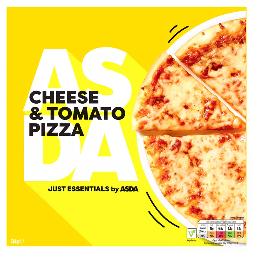 JUST ESSENTIALS by ASDA Cheese & Tomato Pizza