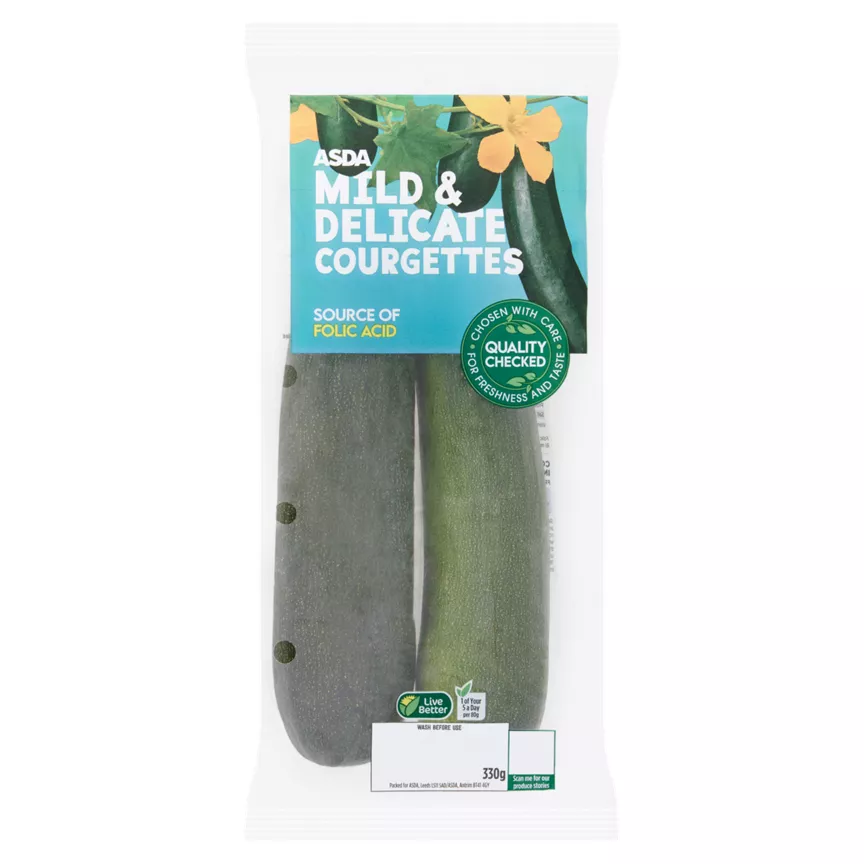 ASDA Mild & Delicate Courgettes