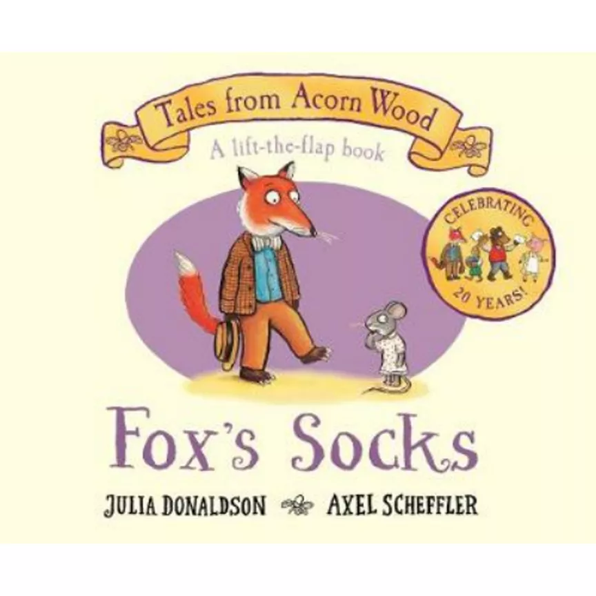 Paperback Fox's Socks: 20th Anniversary Edition by Julia Donaldson