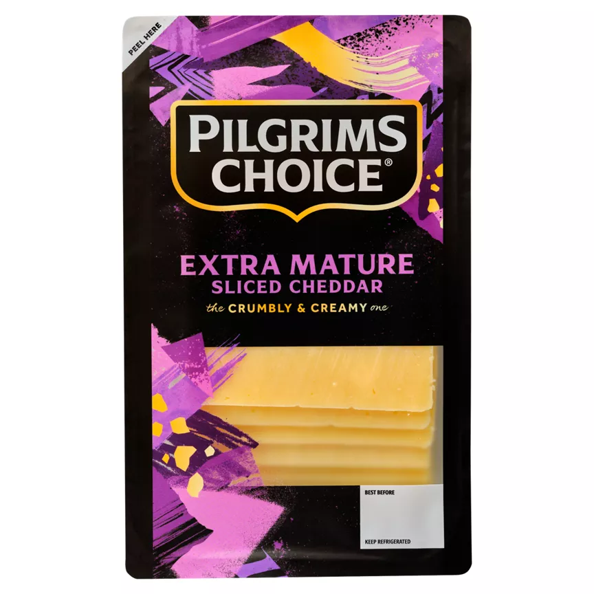 Pilgrims Choice Sliced Extra Mature Cheddar