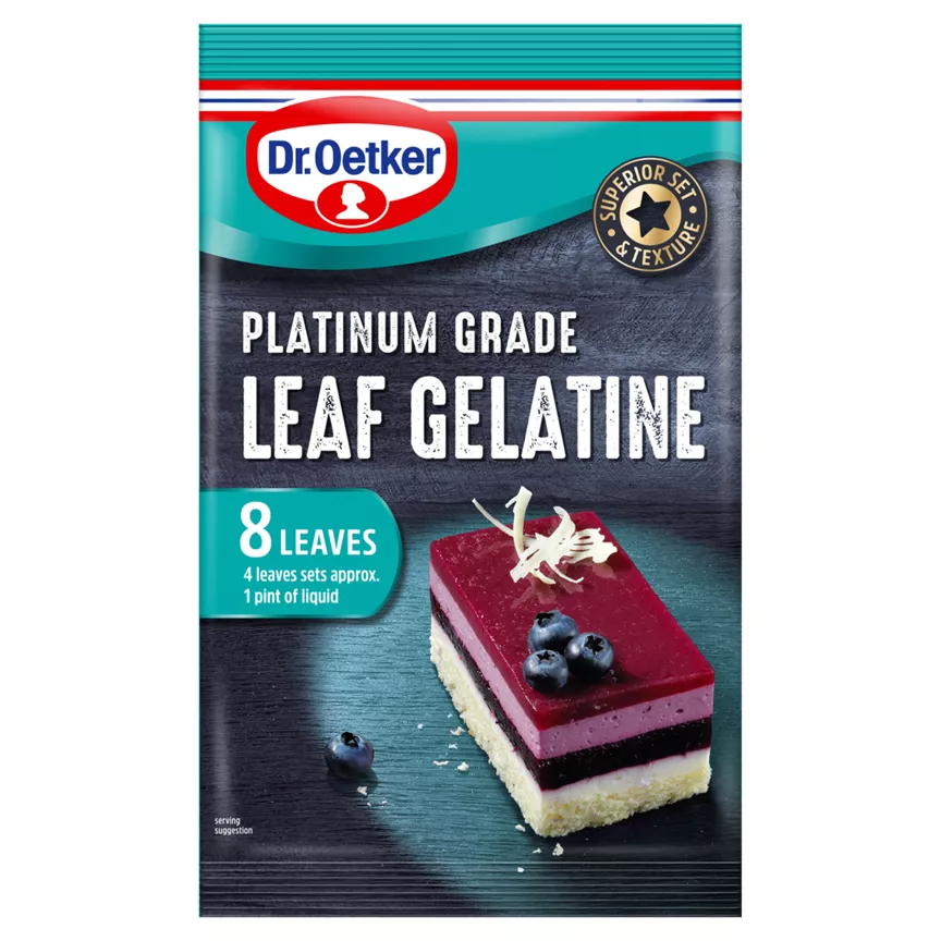 Dr. Oetker Platinum Grade Leaf Gelatine