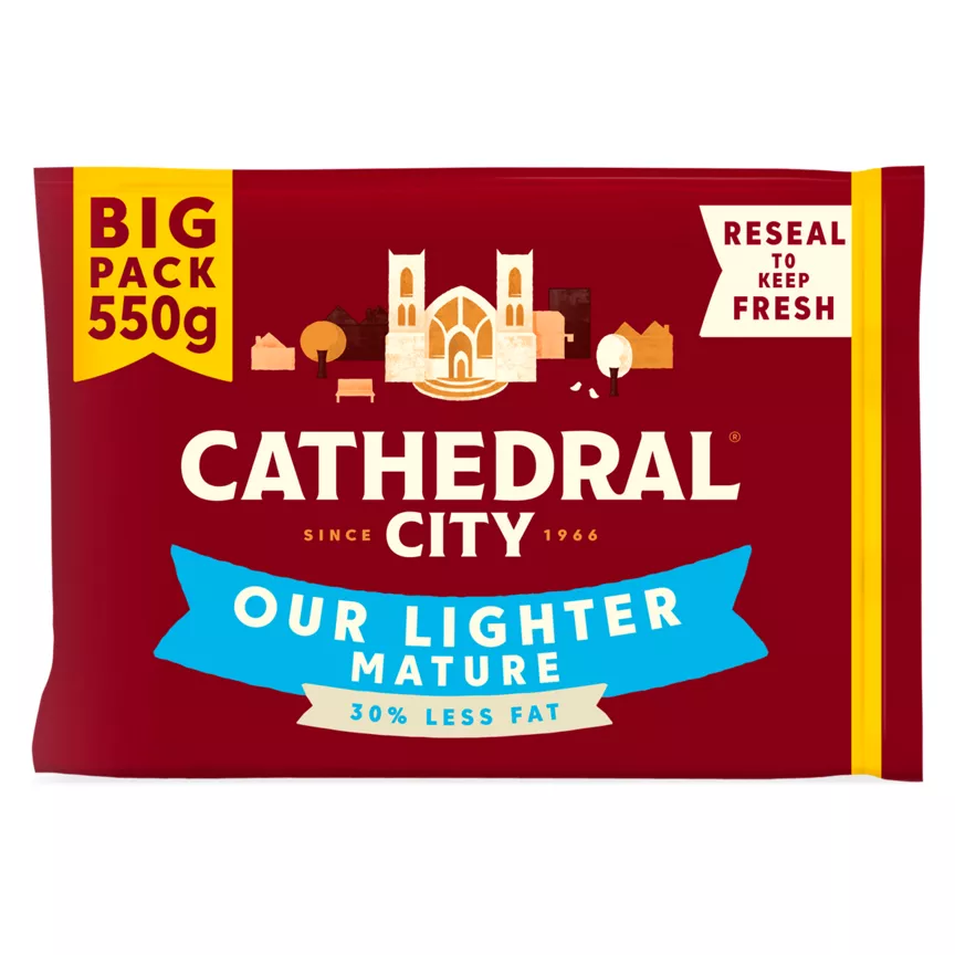 Cathedral City Our Lighter Mature Cheddar 550g