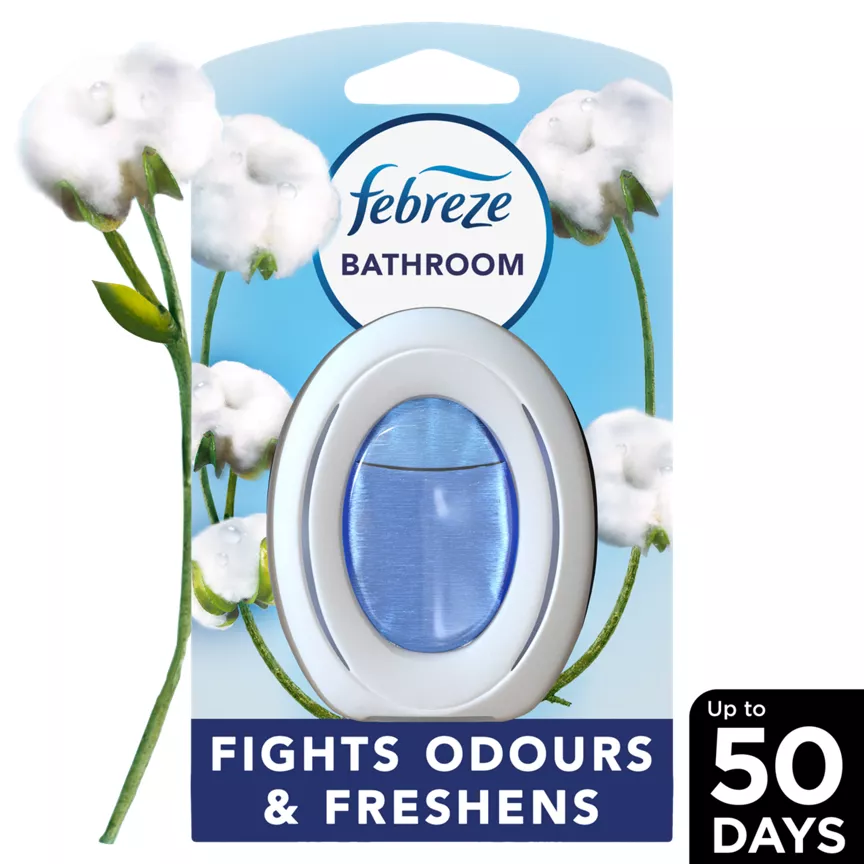 Febreze Air Freshener Bathroom Block, Cotton Fresh