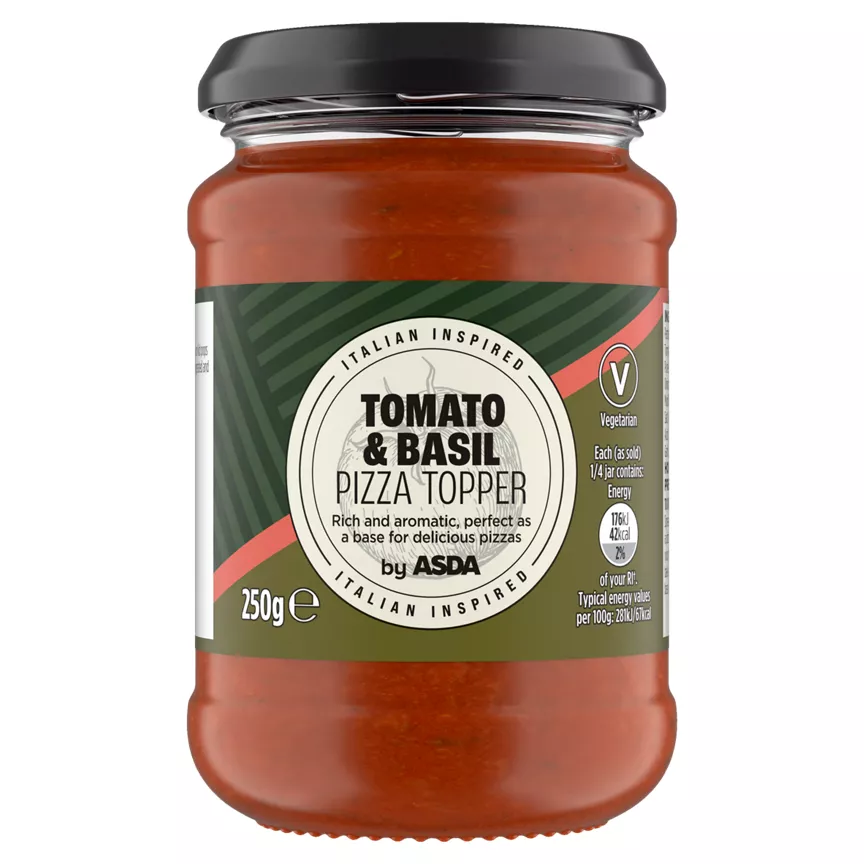 ASDA Tomato & Basil Pizza Sauce Topper