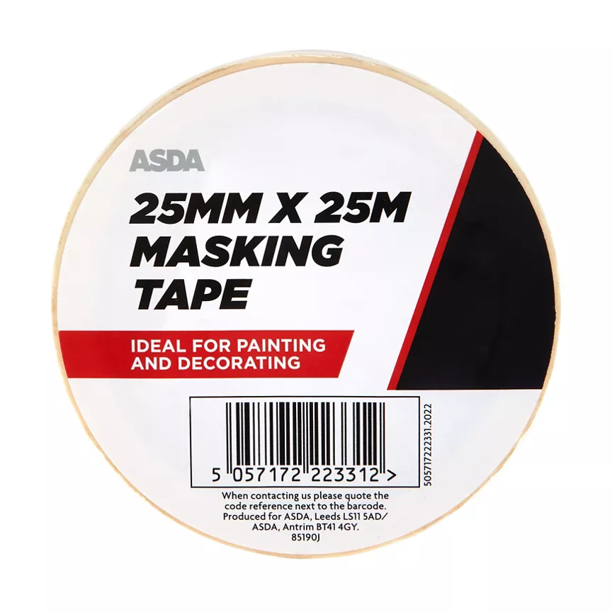 ASDA Masking Tape 25mmx25m