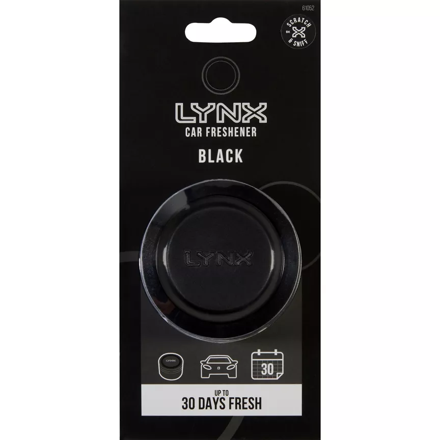 Lynx Gel Can Car Freshener - Black