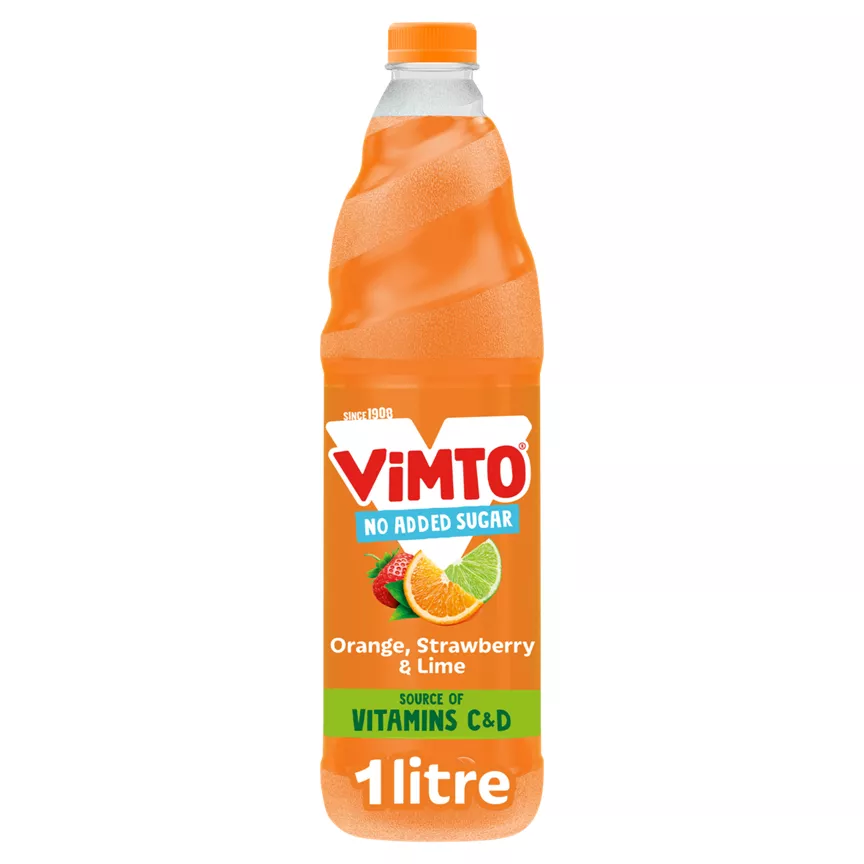 Vimto Squash Remix Orange, Strawberry & Lime - Image 1