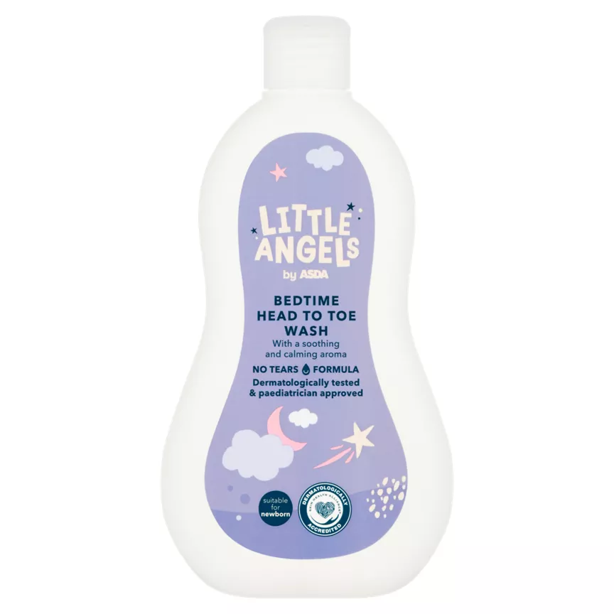 LITTLE ANGELS by ASDA Bedtime Head to Toe Wash 500ml