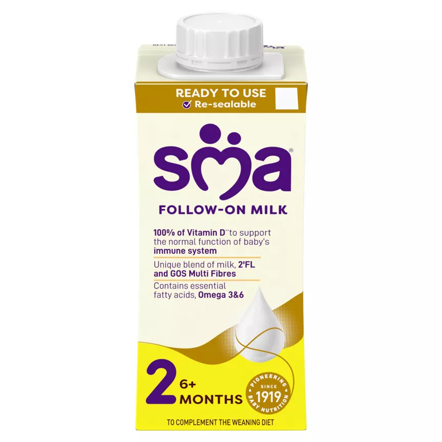 SMA Follow-on Milk 6+ Months 200ml
