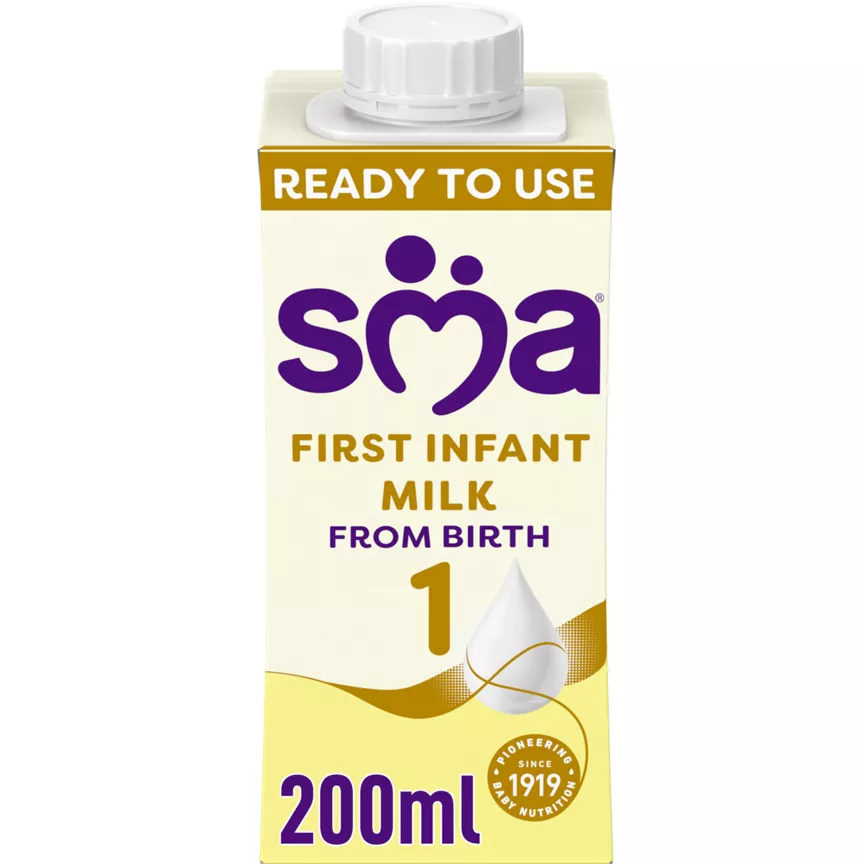SMA First Infant Milk 1 from Birth 200ml