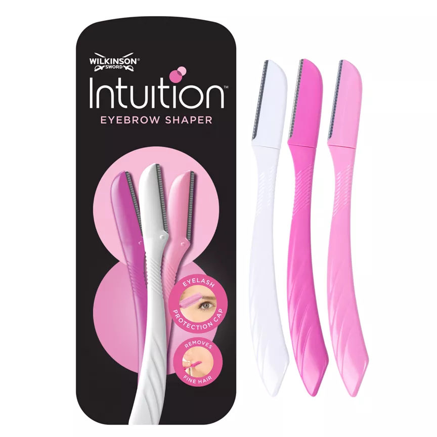 Wilkinson Sword Intuition Perfect Finish Women's Eyebrow Styling & Facial Shaving
