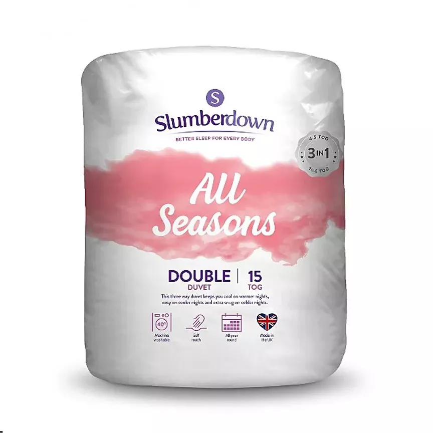Slumberdown All Seasons Combi Duvet - 10.5 & 4.5 Tog - King