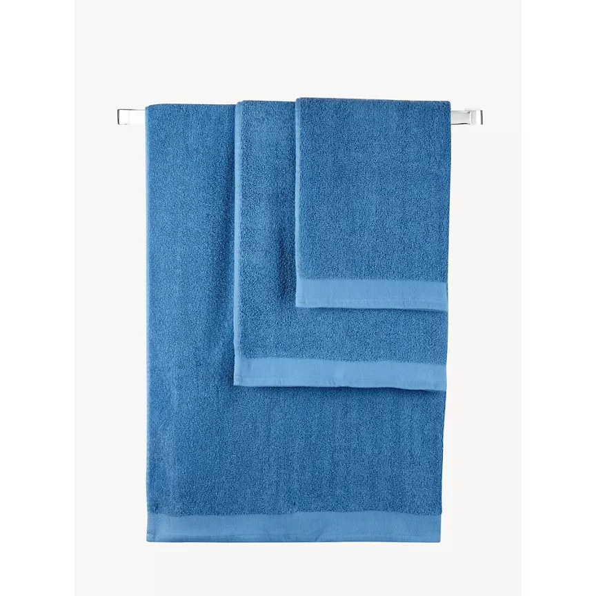 George Home Small Atlantic Blue Cotton Hand Towel