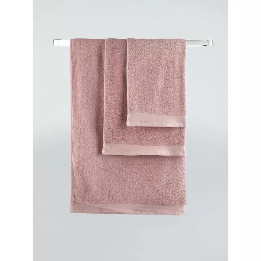 George Home Small Dusky Pink Cotton Hand Towel
