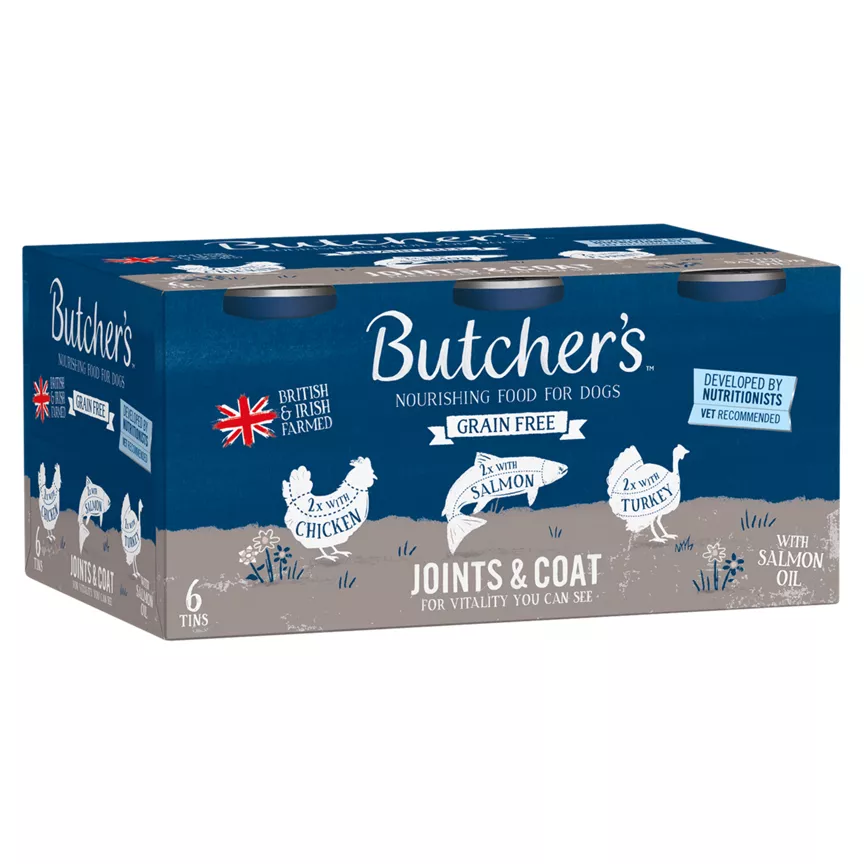 Butcher's Joints & Coat Dog Food Tins