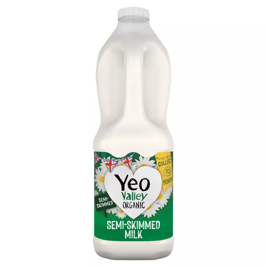 Yeo Valley Organic Fresh Semi Skimmed Milk