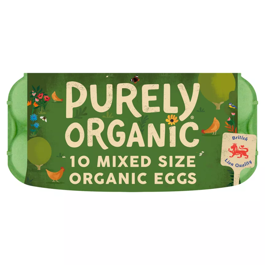 Purely Organic 10 Mixed Weight Eggs