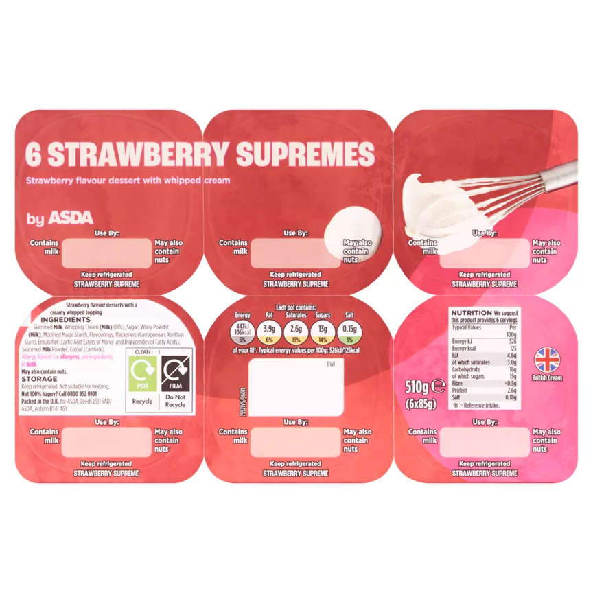 ASDA Strawberry Supremes