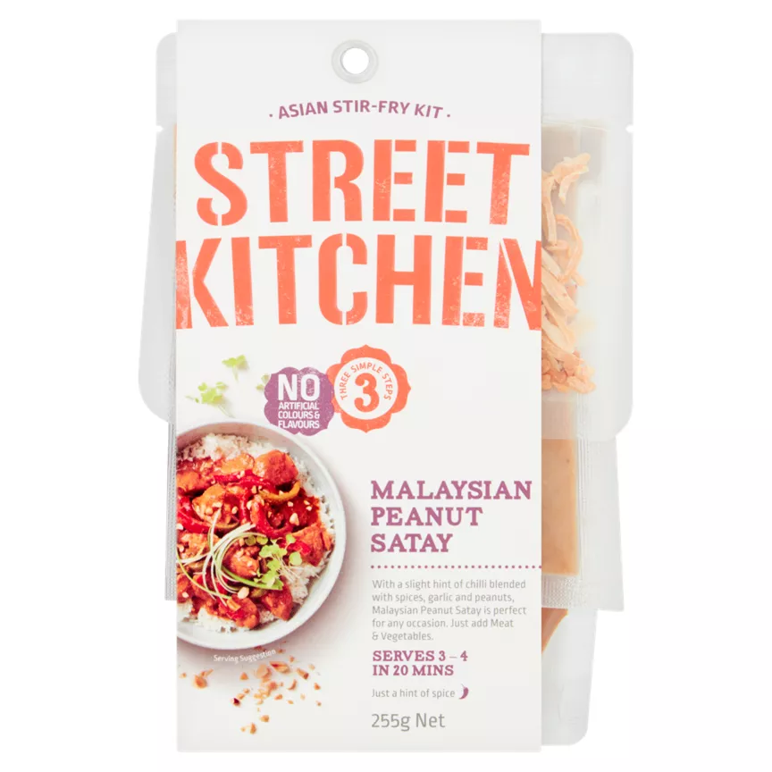 Street Kitchen Malaysian Peanut Satay Stir Fry Kit