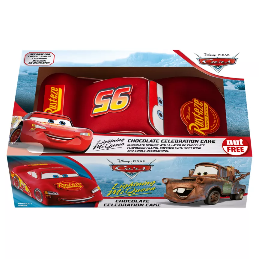 Disney Cars Lightning McQueen Chocolate Cake