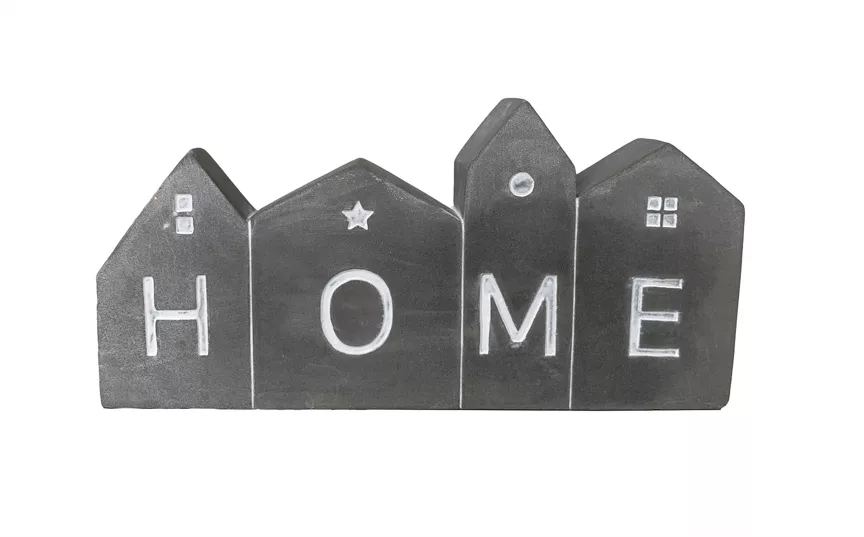 George Home Grey Cement 4 House Home Sign