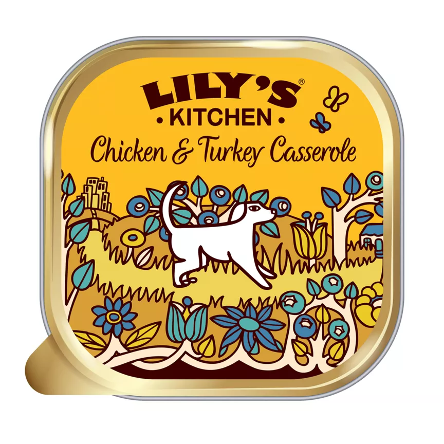 Lily's Kitchen Chicken & Turkey Casserole Adult Wet Dog Food