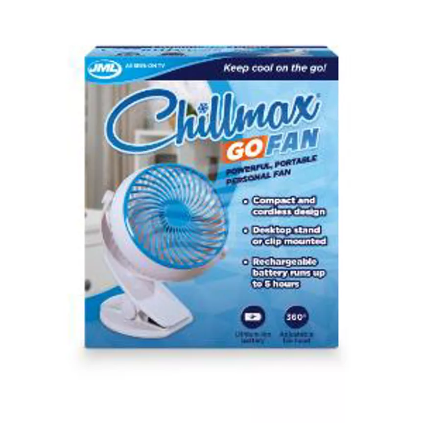 JML Chillmax Go Fan - The 360? powerful, portable cordless fan