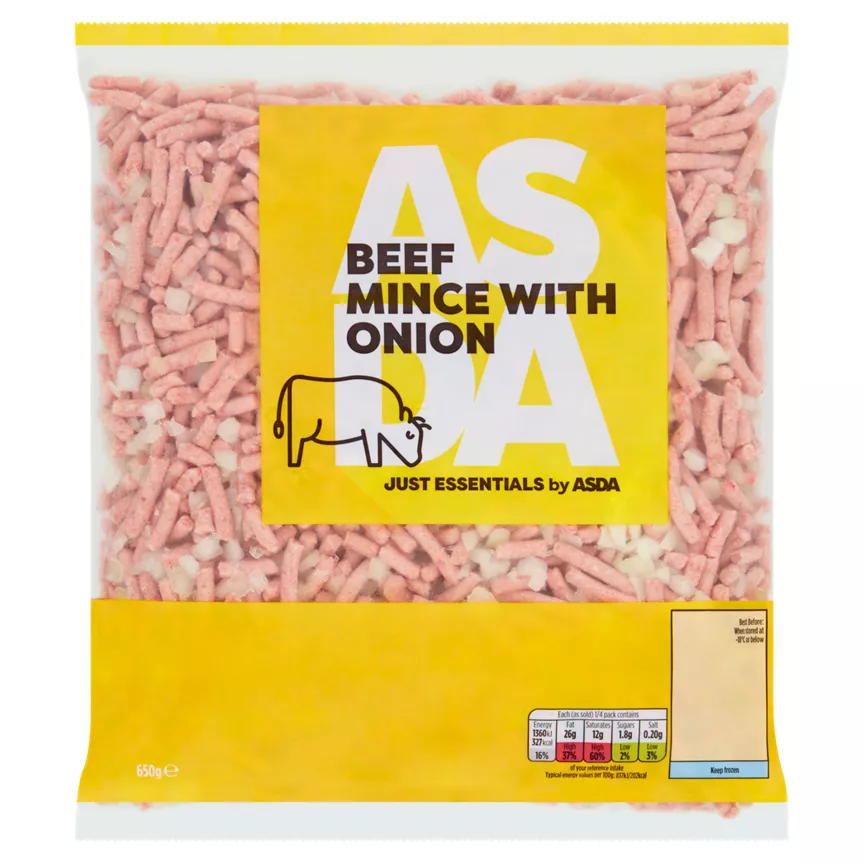JUST ESSENTIALS by ASDA Beef Mince with Onion