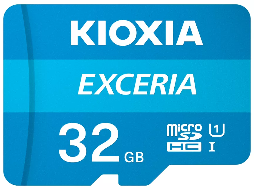 Kioxia MicroSD Card with Adapter - 32GB