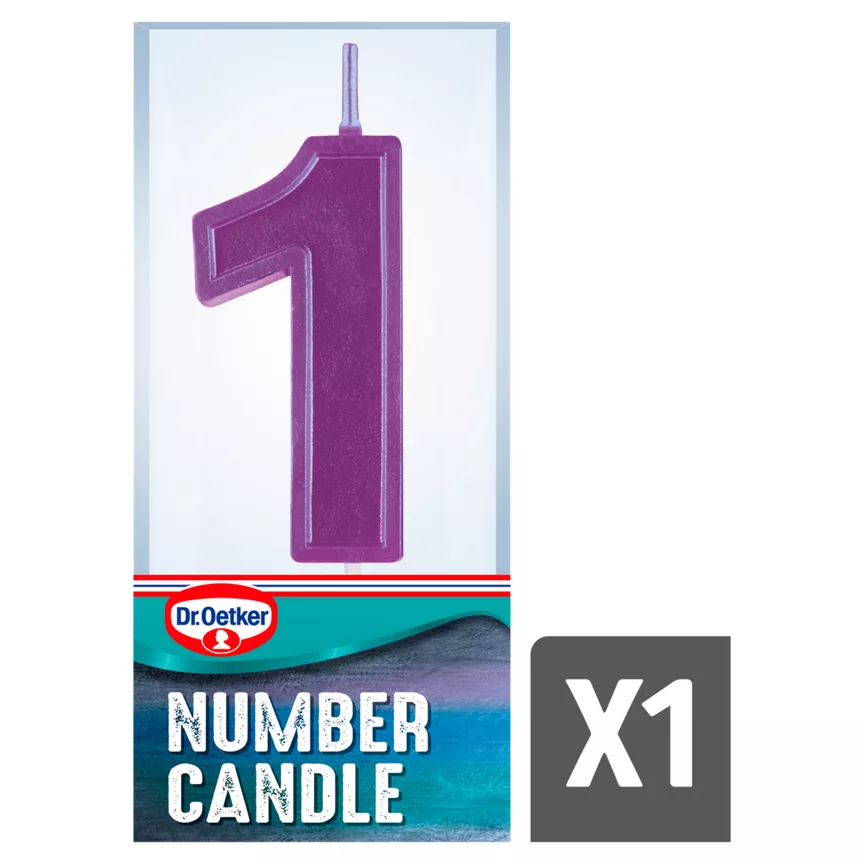 Dr. Oetker Number One Candle