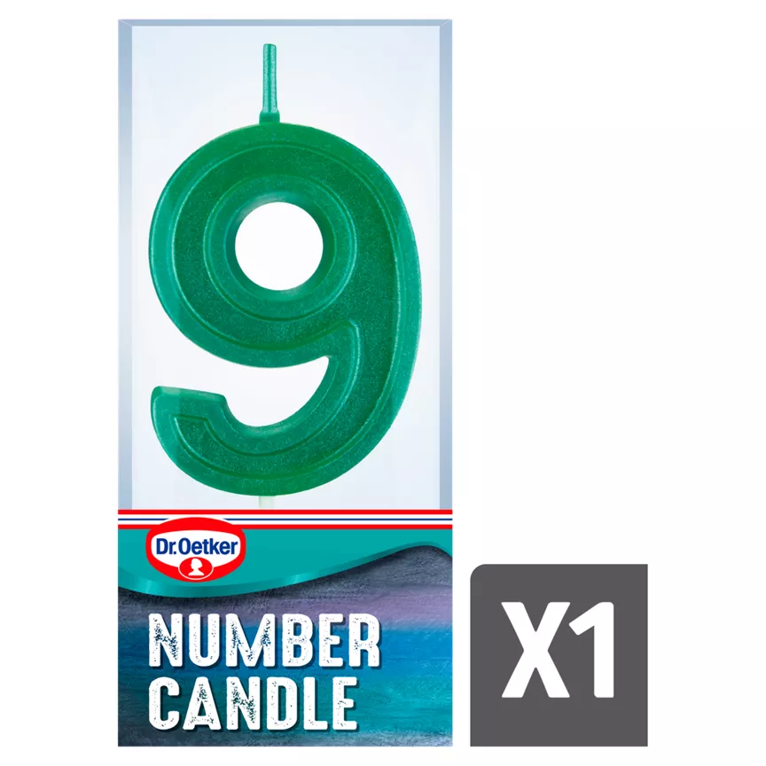 Dr. Oetker Number Nine Candle