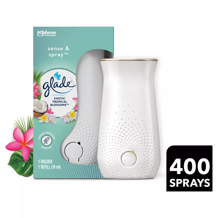 Glade Sense & Spray Air Freshener Holder & Refill Tropical Blossom 18ml